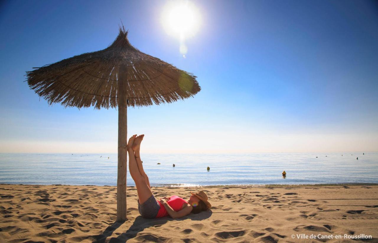 "Eden" Exceptionnel! Vue Mer 10M De La Plage Parking Prive Gratuit A 100M Canet-en-Roussillon Kültér fotó